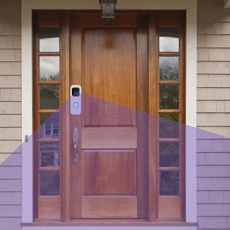 ALERTCAM Adhesive Door Mount Compatible with Blink Video Doorbell (2021-1st Gen), No-Drill Mounting Bracket, Not for Blink Video Doorbell (2025-2nd Gen), Accessories for Your Security System - White - Image 5